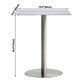 Industrial Style Silver Dining Table Stainless Steel Table for Home Use Clearhalo ' dining_table' 'Dining Tables & Seating' 'Dining Tables' 'furn' 'furn_dining_table' 'Furniture' 'furniture_dining_table' 'Kitchen & Dining Furniture' 'kitchen&dining_furn' 'kitchen' 'kitchen_dining_table' 1200x1200_8e1dcb3a-bf0b-47b1-98b7-8fdef7388c8a