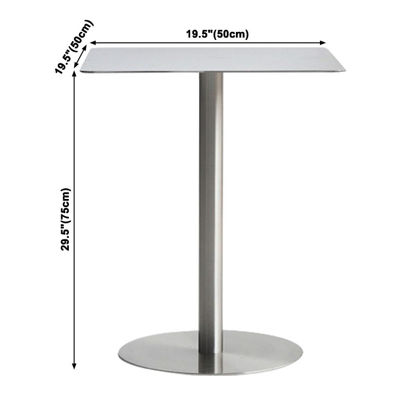 Industrial Style Silver Dining Table Stainless Steel Table for Home Use Clearhalo ' dining_table' 'Dining Tables & Seating' 'Dining Tables' 'furn' 'furn_dining_table' 'Furniture' 'furniture_dining_table' 'Kitchen & Dining Furniture' 'kitchen&dining_furn' 'kitchen' 'kitchen_dining_table' 1200x1200_8e1dcb3a-bf0b-47b1-98b7-8fdef7388c8a