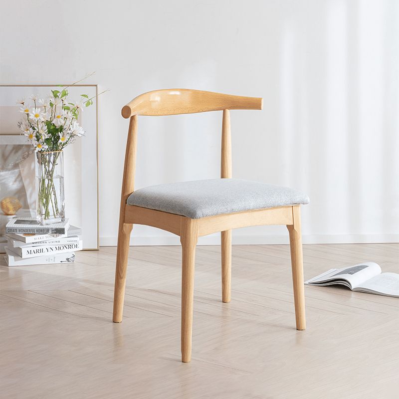 Scandinavian Style Wood Dining Chairs Dining Room Open Back Dining Side Armless Chair Clearhalo ' kitchen&dining_furn' 'Dining Chairs' 'Dining Tables & Seating' 'dining_chair' 'furn' 'furn_dining_chair' 'Furniture' 'furniture_dining_chair' 'Kitchen & Dining Furniture' 'kitchen' 1200x1200_8e22f3c0-2da4-41f8-9e68-a03370d6ba8e
