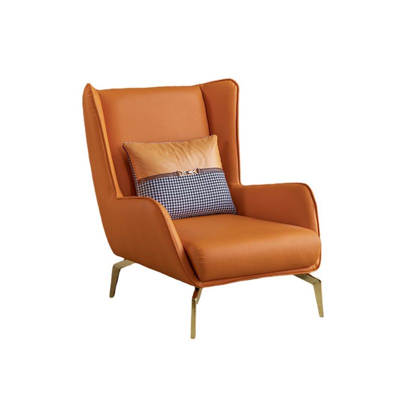 30.31"Wide Wingback Chair with Pillow Back and Basic Four Legs Clearhalo 'Accent Chairs' 'accent_chairs' 'Chairs & Seating' 'furn' 'furn_accent_chairs' 'Furniture' 'Living Room Furniture' 1200x1200_8e23b109-c521-48ea-b490-4dbbf000661e