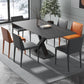 Contemporary Rectangle Dining Room Table Sintered Stone Table with Pedestal Base Clearhalo ' dining_table' 'Dining Tables & Seating' 'Dining Tables' 'furn' 'furn_dining_table' 'Furniture' 'furniture_dining_table' 'Kitchen & Dining Furniture' 'kitchen&dining_furn' 'kitchen' 'kitchen_dining_table' 1200x1200_8e27247d-5214-4cc3-b7b9-878d6a6844a4
