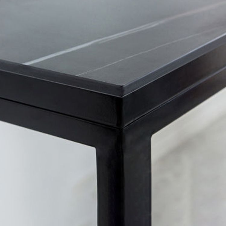 Contemporary Style Dining Sintered Stone Table Rectangle Bar Counter Table for Home Clearhalo 'Bar Furniture' 'Bar Tables' 'bar_tables' 'furn' 'furn_bar_tables' 'Furniture' 'furniture_bar_tables' 'Kitchen & Dining Furniture' 1200x1200_8e275e34-28e4-42ed-8321-21d06995ca75