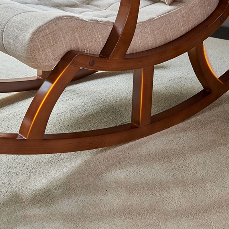 26.37 "L x 49.21" W x 35.03 "H gestoffeerde lounge stoel vast houten frame accentstoel