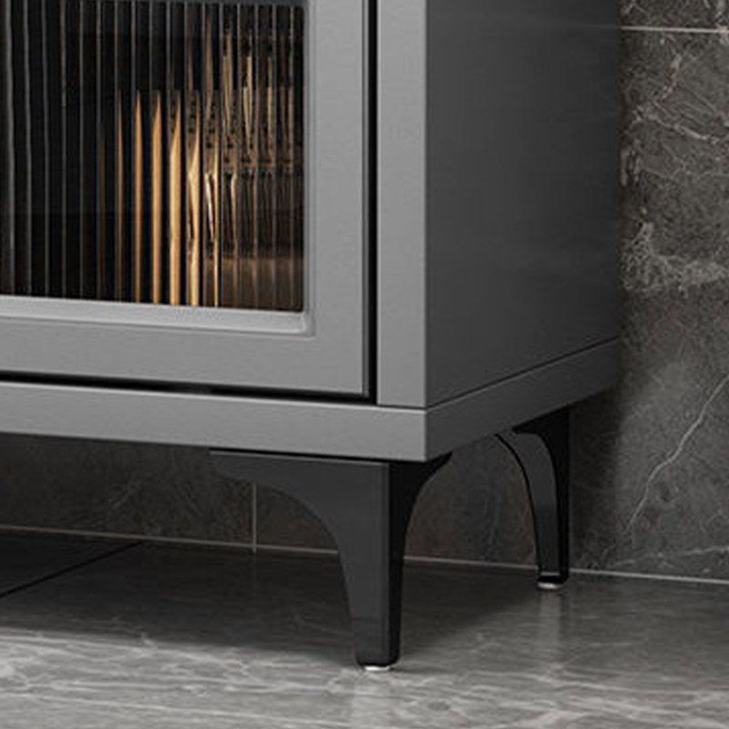 Technischer Holz Sideboard Küche Sideboard mit offener Lagerung