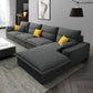 Contemporary Removable Cushions Slipcovered Sofa with Reversible Chaise for Living Room Clearhalo 'furn' 'furn_sectionals' 'Furniture' 'furniture_sectionals' 'kitchen' 'kitchen_sectionals' 'Living Room Furniture' 'Sectionals' 1200x1200_8e297461-9ac9-4b71-849a-94c7be2a5663