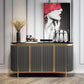 Stone in stile glam 35,4 "H Server buffet per sala da pranzo a buffet.