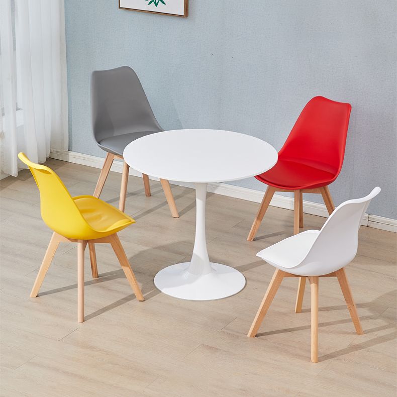 Modern Round Dinette Table Tulip Base Dining Table for Restaurant Clearhalo ' dining_table' 'Dining Tables & Seating' 'Dining Tables' 'furn' 'furn_dining_table' 'Furniture' 'furniture_dining_table' 'Kitchen & Dining Furniture' 'kitchen&dining_furn' 'kitchen' 'kitchen_dining_table' 1200x1200_8e2cd713-52b8-4630-ab6a-c80f7bf167ed