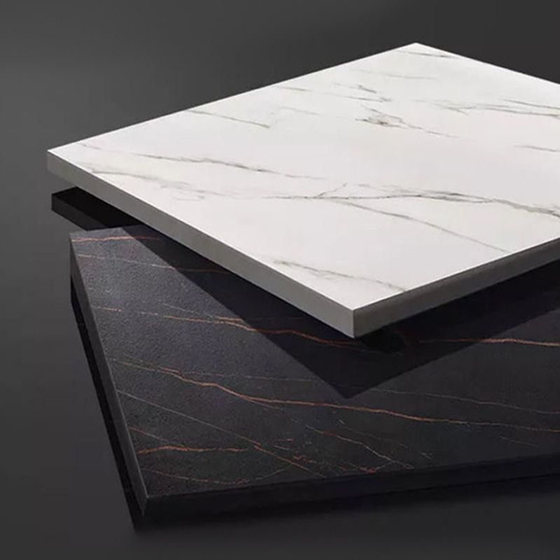 Mesa de comedor de barra de piedra Mesa de bar Glam con pedestal doble para la cocina de la sala de estar