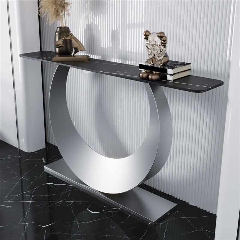 Rectangle Console Accent Table Glam Antique Finish Console Sofa Table