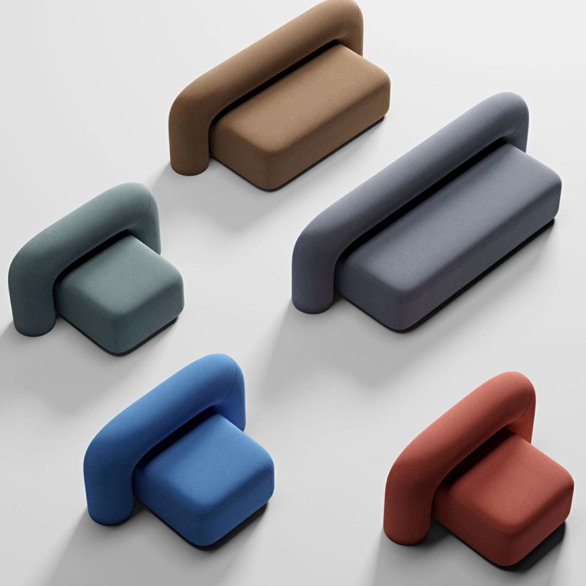 Modern Minimalist Velvet Sofa 2/3-Seater Armless Living Room Sofa Clearhalo 'furn' 'furn_sofas' 'Furniture' 'Living Room Furniture' 'Sofa' 'sofas' 1200x1200_8e31b6c5-2071-49fa-8ff6-a8201f3fe9c2