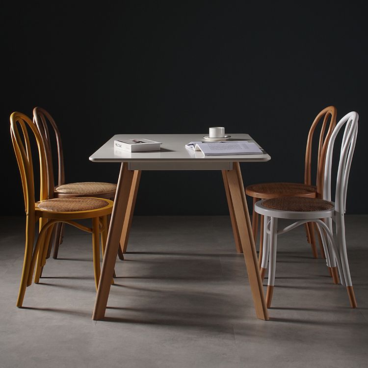 Traditional Style Dining Chair Rattan Wood Kitchen Windsor Back Dining Side Chair Clearhalo ' kitchen&dining_furn' 'Dining Chairs' 'Dining Tables & Seating' 'dining_chair' 'furn' 'furn_dining_chair' 'Furniture' 'furniture_dining_chair' 'Kitchen & Dining Furniture' 'kitchen' 1200x1200_8e340110-e5d8-4de9-a4af-840951c6e422