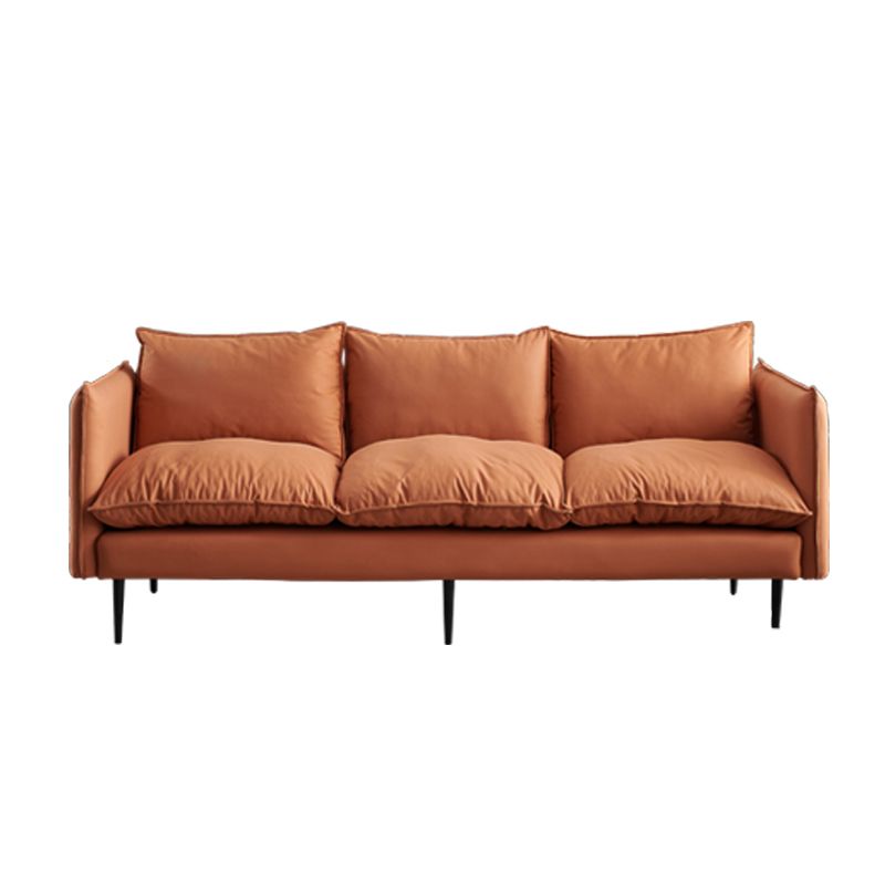 Faux Leather Storage Stationary Living Room Square Arm Standard Sofa Clearhalo 'furn' 'furn_sofas' 'Furniture' 'furniture_sofas' 'Living Room Furniture' 'Sofa' 'sofas' 1200x1200_8e376067-205c-42a5-9312-e0d6ff56e558