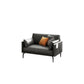 Faux Leather Sofa 33.46 " D x 30.70" H Square Arm  Sofa for Living Room