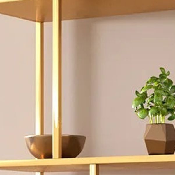 Metal Iron Etagere Bookshelf Contemporary Vertical Open Bookcase Clearhalo 'Bookcases' 'furn' 'furn_bookcases' 'Furniture' 'furniture_bookcases' 'Office Furniture' 1200x1200_8e3861ff-dc72-4d9c-ac63-614904d1deac