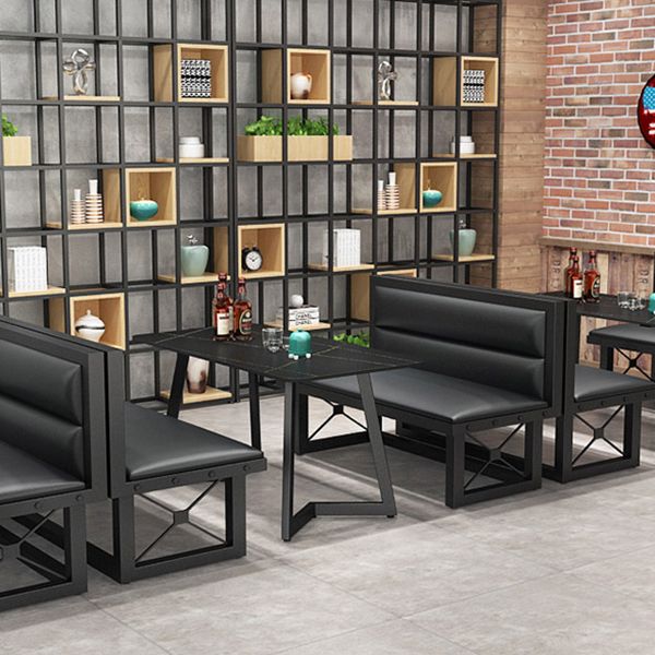 Industrial Sintered Stone Dinner Room Kitchen Table Black Metal Base Table for Dinning Room Clearhalo ' dining_table' 'Dining Tables & Seating' 'Dining Tables' 'furn' 'furn_dining_table' 'Furniture' 'furniture_dining_table' 'Kitchen & Dining Furniture' 'kitchen&dining_furn' 'kitchen' 'kitchen_dining_table' 1200x1200_8e3a9164-63ee-4128-8241-c8c5020ba5e3