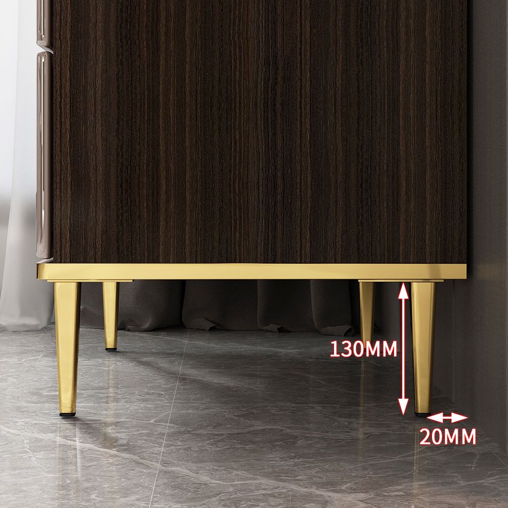 Modern de almacenamiento Cofensador de almacenamiento Cofre de piedra con 5 cajones