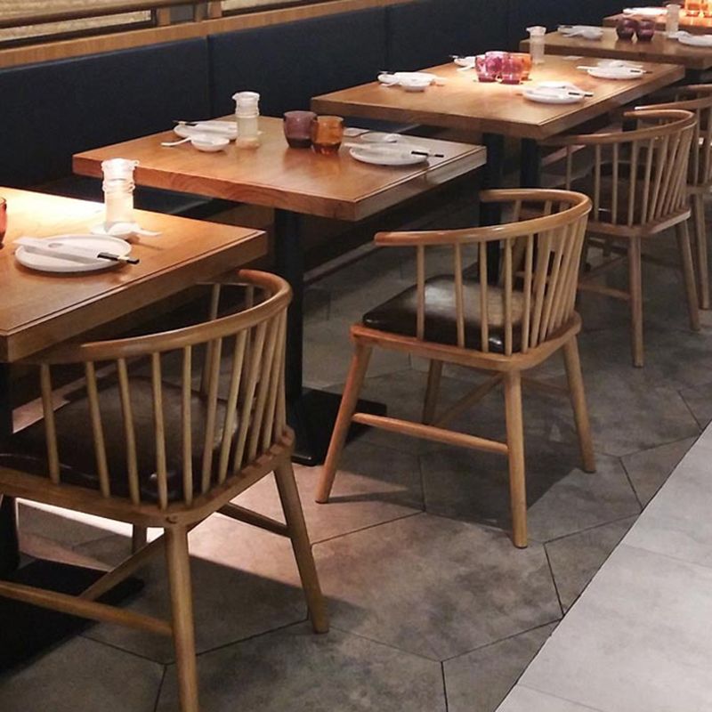 Houten zijkant eetstoel hedendaagse windsor achterkant stoel