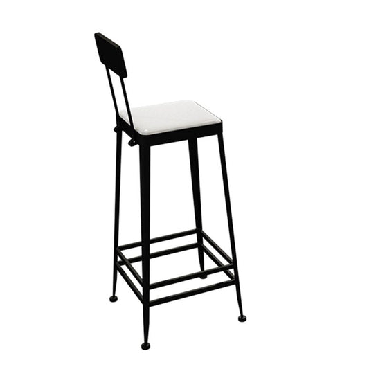 Modern Round Bar Table Set 1/3 Pcs Stone Top Bar Table and Metal Stools