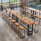 Tavolo da pub a barre di barra da barra moderna bar/tavolo da dinette in legno solido per negozio