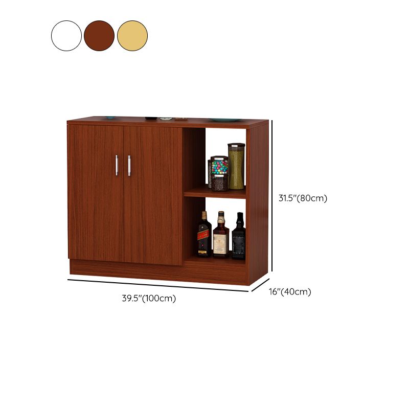 Server da pranzo contemporaneo Scaffali regolabili Gabinetto della credenza con ripiani