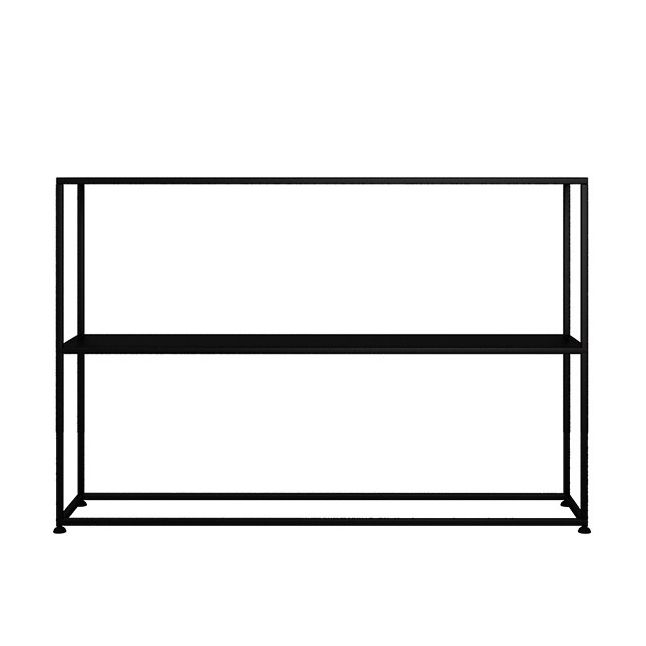 Tavolo da divano di divano console Craft contemporanea con scaffali per gli scaffali per Hall