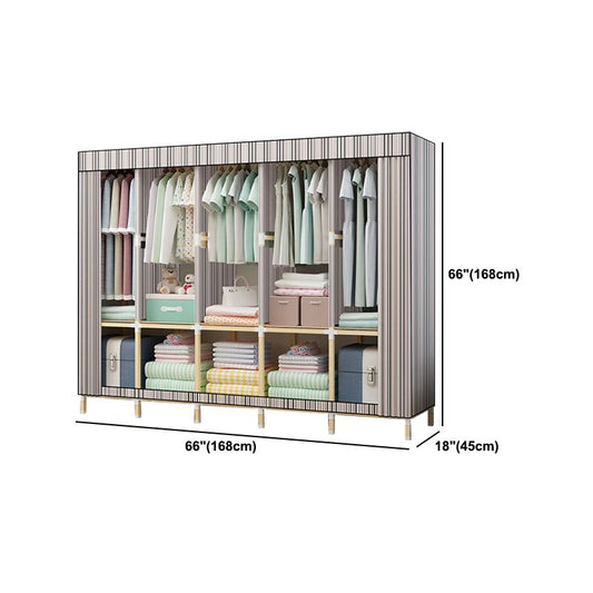 Armario de estilo contemporáneo Armario de madera sólida Armario de dormitorio con estantes