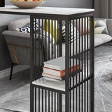 インダストリアルバーテーブルバーの高さ長方形のパブテーブル屋内