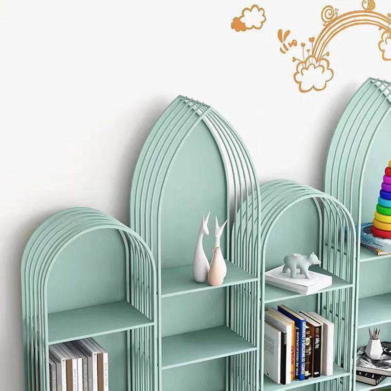 Modern Style Standard Bookshelf Closed Back Metal Bookcase for Home Clearhalo 'Bookcases' 'furn' 'furn_bookcases' 'Furniture' 'furniture_bookcases' 'Office Furniture' 1200x1200_8e4d98ed-46a4-4fdd-aa87-cca2981e3ec2