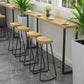 Modern Saddle Seat Bar Stool Wood and Metal Indoor Counter-height Stool Clearhalo 'Bar Furniture' 'Bar Stools' 'bar_stools' 'furn' 'furn_bar_stools' 'Furniture' 'Kitchen & Dining Furniture' 1200x1200_8e506694-e197-4de0-b0ce-bb9dcacf7985