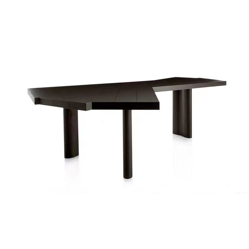 Modern Solid Wood Office Desk 28.74" Tall Black Writing Desk Clearhalo 'furn' 'furn_office_desk' 'Furniture' 'Office Desks' 'Office Furniture' 'office_desk' 1200x1200_8e5094e4-d293-4f14-aff0-f291db87741e