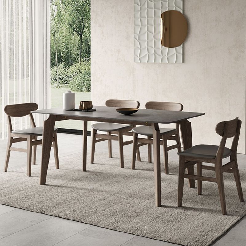 Modern 1/2/4/5/6 Pieces Dining Set Solid Wood Dining Table Set for Dining Areas Clearhalo 'Dining Room Sets' 'Dining Tables & Seating' 'dining_room_set' 'furn' 'furn_dining_room_set' 'Furniture' 'furniture_dining_room_set' 'Kitchen & Dining Furniture' 1200x1200_8e52a7df-ab7e-42e8-a1cc-fc51f44d04ab
