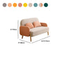 26.77" Wide Velvet Sofa Standard Square Arm Sofa for Living Room