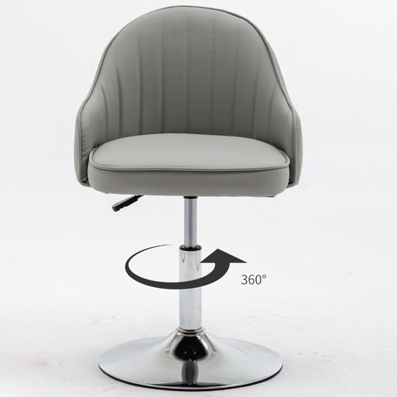 Modern Home Leather Barstool Swivel Adjustable Height Stools