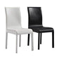 Contemporary Restaurant Leather Side Chair Solid Back Dining Chair (Set of 2) Clearhalo ' kitchen&dining_furn' 'Dining Chairs' 'Dining Tables & Seating' 'dining_chair' 'furn' 'furn_dining_chair' 'Furniture' 'furniture_dining_chair' 'Kitchen & Dining Furniture' 'kitchen' 1200x1200_8e57741e-3568-4939-808f-f2e968906593