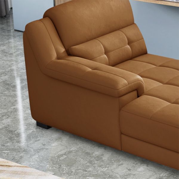 Modern Upholstered Cushioned Leather Pillow Top Arms Chaise Lounge Couch Clearhalo 'Chairs & Seating' 'Chaise Lounge' 'chaise_lounge' 'furn' 'furn_chaise_lounge' 'Furniture' 'Living Room Furniture' 1200x1200_8e577dd3-3011-4ad0-9a3a-bca79d313bdf