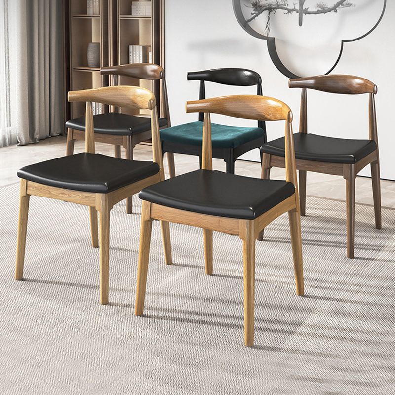Armless Kitchen Chairs Modern Wooden Side Chairs for Dining Room Clearhalo 'Dining Chairs' 'Dining Tables & Seating' 'dining_chair' 'furn' 'furn_dining_chair' 'Furniture' 'furniture_dining_chair' 'Kitchen & Dining Furniture' 1200x1200_8e58016e-fb15-4bcc-906a-81795ce0af1d
