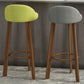 Modern Armless Backrest Counter Stool Steel Cafe Bar Stool with Cushion and Pedal Clearhalo 'Bar Furniture' 'Bar Stools' 'bar_stools' 'furn' 'furn_bar_stools' 'Furniture' 'furniture_bar_stools' 'Kitchen & Dining Furniture' 1200x1200_8e5a00ae-b778-43e1-827e-06ea894184e7