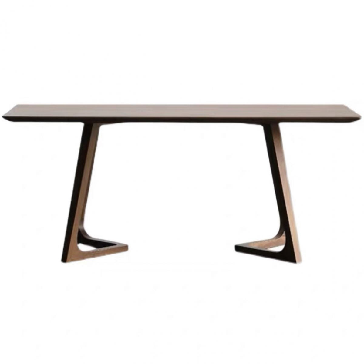 Rectangle Wood Dining Table Solid Wood Table Modern with Double Pedestal Base Clearhalo ' dining_table' 'Dining Tables & Seating' 'Dining Tables' 'furn' 'furn_dining_table' 'Furniture' 'furniture_dining_table' 'Kitchen & Dining Furniture' 'kitchen&dining_furn' 'kitchen' 'kitchen_dining_table' 1200x1200_8e5aae0c-d406-45fa-9a96-fb2a9bd7444b