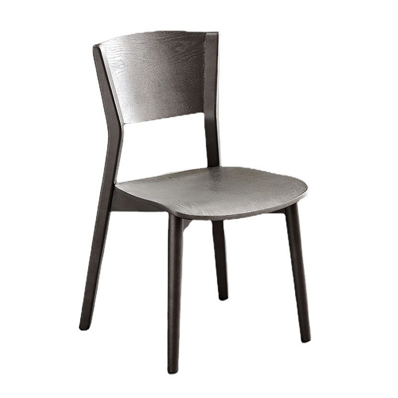Armless Kitchen Dining Chairs Solid Wood Open Back Dining Chairs Clearhalo 'Dining Chairs' 'Dining Tables & Seating' 'dining_chair' 'furn' 'furn_dining_chair' 'Furniture' 'Kitchen & Dining Furniture' 1200x1200_8e5d7133-b682-4212-af0f-a5a7df243b25
