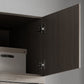 Brown Engineered Wood Wardrobe Closet Contemporary Wardrobe Cabinet