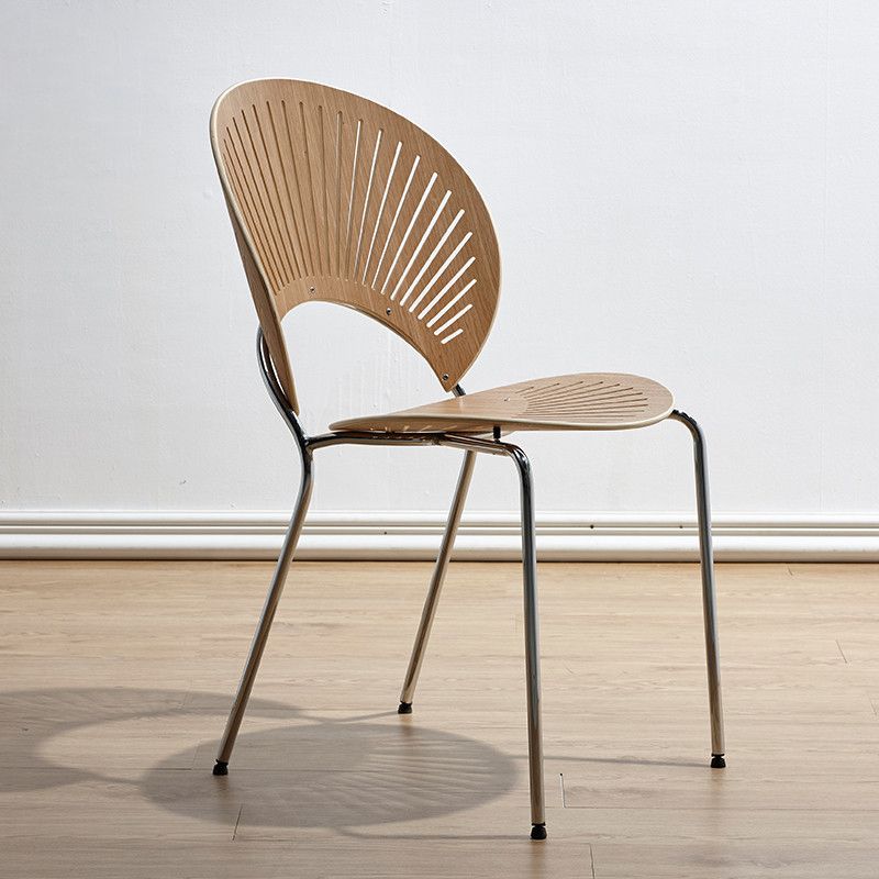 Metal Industrial Kitchen Dining Room Side Chair Open Back Chair Clearhalo ' kitchen&dining_furn' 'Dining Chairs' 'Dining Tables & Seating' 'dining_chair' 'furn' 'furn_dining_chair' 'Furniture' 'furniture_dining_chair' 'Kitchen & Dining Furniture' 'kitchen' 1200x1200_8e5e6404-147a-4b84-ade9-dcf7f8e1dc9a