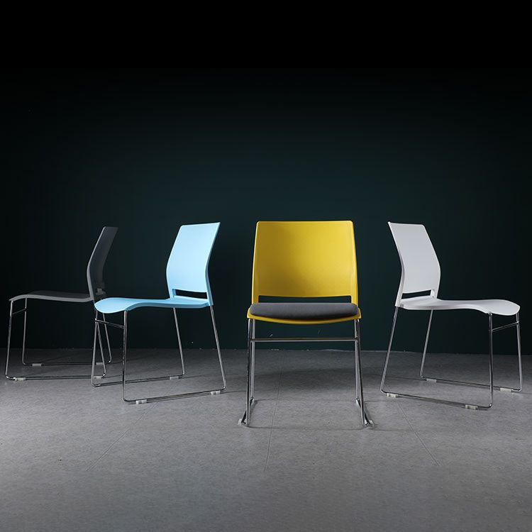 Modern Style Task Chair Plastic Armless Office Chair with Metal Legs Clearhalo 'furn' 'furn_office_chair' 'Furniture' 'furniture_office_chair' 'Office Chairs' 'Office Furniture' 'office_chair' 1200x1200_8e5e7add-160e-420c-8943-24a07b959575