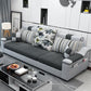 Dark Gray Pillow Top Arm Sectional Upholstered Cushions Back Sofa and Chaise Clearhalo 'furn' 'furn_sectionals' 'Furniture' 'furniture_sectionals' 'kitchen' 'kitchen_sectionals' 'Living Room Furniture' 'Sectionals' 1200x1200_8e6032a3-6a64-4f11-8205-317ada1dabc1