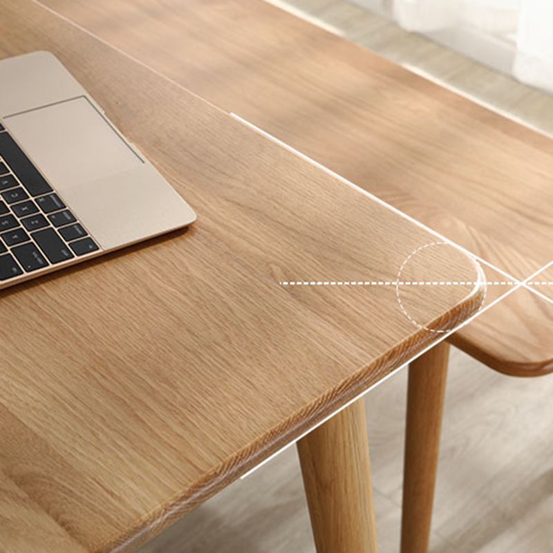 キッチンのための無地の木材長方形のダイニングテーブル付きモダンテーブル