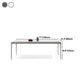 Modern Dinning Tabole with White Marble Rectangle Dining Table for Kitchen