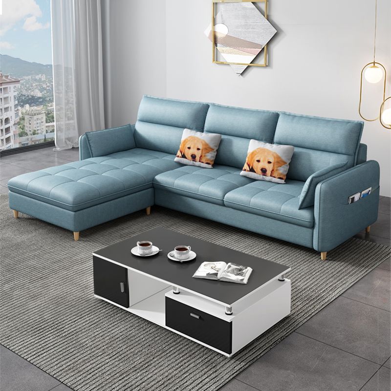 79.92"D x 56.3"W x 33.46"H 3-Seat Cushion Back Tufted Sectional with Storage Clearhalo 'furn' 'furn_sectionals' 'Furniture' 'furniture_sectionals' 'kitchen' 'kitchen_sectionals' 'Living Room Furniture' 'Sectionals' 1200x1200_8e63c816-0981-4e00-b3f6-9dd6771ab687