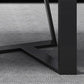 Glam Style Slate Top White Gold/black Top Black Metal Footer Coffee Table Clearhalo 'Coffee & Accent Tables' 'Coffee Tables' 'coffee_tables' 'furn' 'furn_coffee_tables' 'Furniture' 'Living Room Furniture' 1200x1200_8e6516a8-df8d-4f58-9d6d-8c37e957d6f3