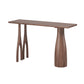 1/3 Pieces Modern Rectangle Solid Wood Counter Table with High Stools in Brown