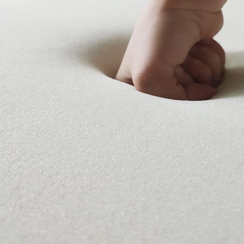 Canapé en cuir contemporain canapé de bras rond avec oreillers de boîtier