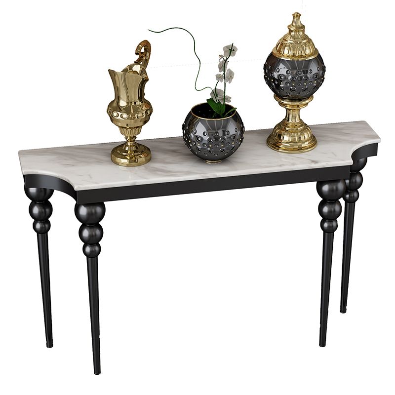 Tabella della console contemporanea di forma libera da divano di divano console in pietra